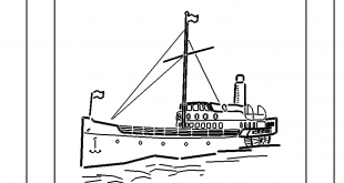 Bild mit Schiff zum kanten