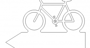 Fahrrad Schild - Bike Sign