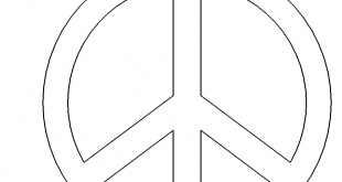 Peace Zeichen Schlüsselanhänger