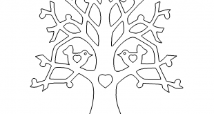 Liebesbaum mit Vögel - Tree of Love with Birds