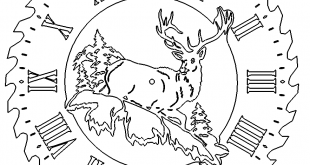 Hirsch Uhr - Deer Clock