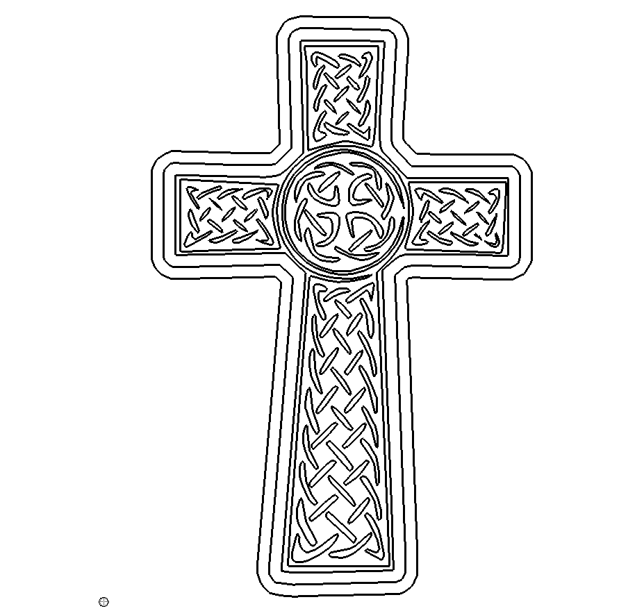 Kreuz - Cross – DXF/DWG Datei kostenlos herunterladen | DXF Downloads