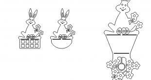 Aufsteller, Eierhalter, Ostern - Stand, egg holder, Easter