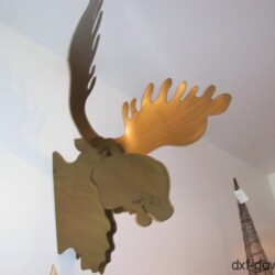 Elchkopf 3D Modell Elchkopf 3D Modell