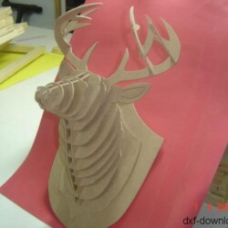 Hirschkopf 3D Modell Hirschkopf 3D Modell