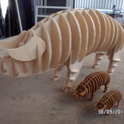 Schweine 3D Modell Schweine 3D Modell