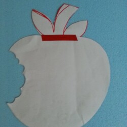 Angebissener Apfel Angebissener Apfel