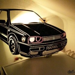 Auto an Wand Auto an Wand