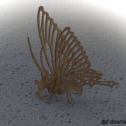 Schmetterling 3D Modell Schmetterling 3D Modell