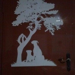 Hunde unter einem Baum Hunde unter einem Baum