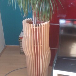 Blumenständer aus Holz dxf dwg Blumenstaender Holz