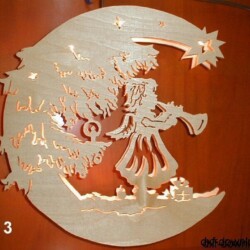 Engel mit Trompete DXF/DWG 3D Modell Engel mit Trompete