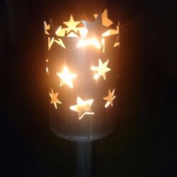 Fackel mit Sternen Fackel mit Sternen