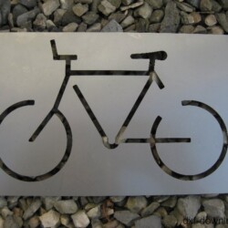 Fahrrad Schild Fahrrad Schild