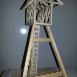 Foerderturm 3D Modell Foerderturm 3D Modell