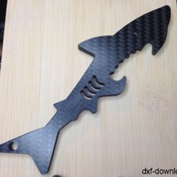 Flaschenöffner Hai aus DXF/DWG Flaschenöffner Hai