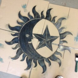 Sonne Mond Sterne Bild DXF/DWG Sonne Mond Sterne Bild