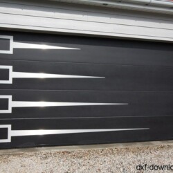 Garagentor verziert Garagentor verziert