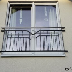 Fenstergitter DXF/DWG Gelaender Absturzsicherung