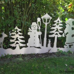 Grosses Weihnachtsbild Blechzuschnitt Grosses Weihnachtsbild Blechzuschnitt