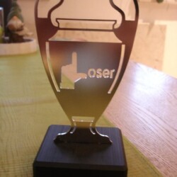Loser Pokal dxf dwg Loser Pokal