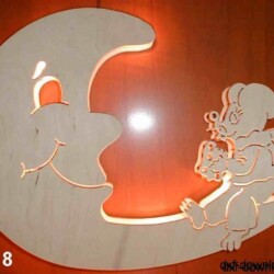 Wandbild Maus DXF/DWG Wandbild Maus DXF/DWG