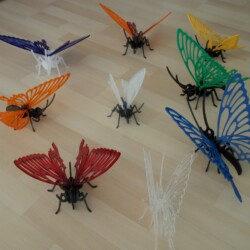 Schmetterling 3D Modell Schmetterling 3D Modell