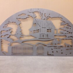 Schwibbogen mit Haus Schwibbogen mit Haus