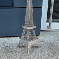 Eifelturm Metall 3D 3