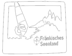 Fraenkisches Seenland Schild