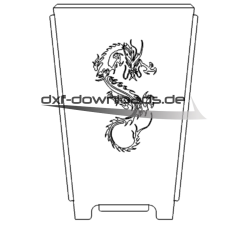 Feuertonne  Drache - Fireplace with Dragon