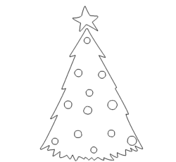 Tannenbaum Christbaum - Christmas tree Christmas20 DXF