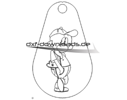 Cooler Junge Schlüsselanh. - Cool Boy Schlüsselanh.