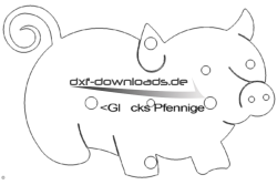 Schwein als Uhr - Pig as a clock