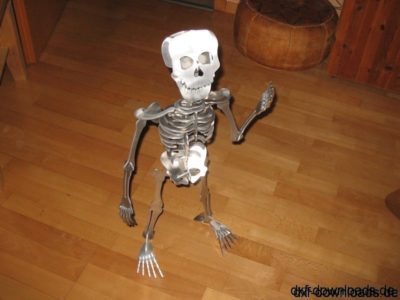 Skelett 3D Modell -  Skeleton 3D Model