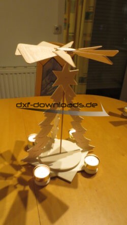 3D Weihnachtspyramide