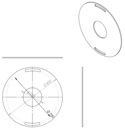 800mm Feuerplatte Grillring Grillplatte Plancha für Stahlfässer Öltonnen Stahltonnen oder große Kugelgrills
