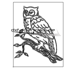 sehr aufwendige Eule - very elaborate owl