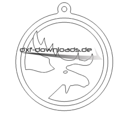Schluesselanhaenger Elch - Keychains Moose
