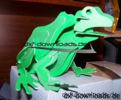 Frosch 3D Modell - Frog 3D model