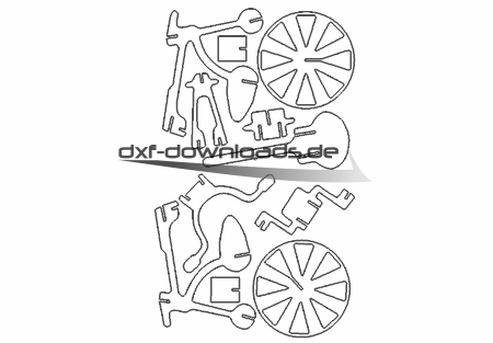 Fahrrad 3D Modell - Bike
