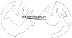 Hirsch und Reh - Deer and fawn