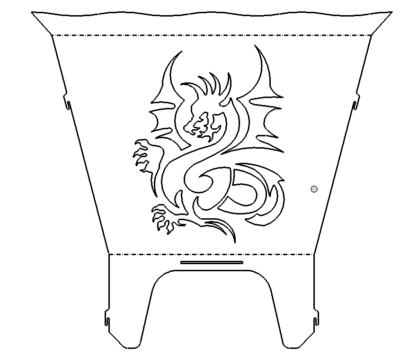 Feuerkorb Drachen - Fireplace Dragon