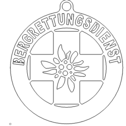 Logo der Bergrettung - Logo of the Mountain Rescue Service