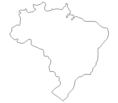 Landkarte Brasilien - Map Brazil