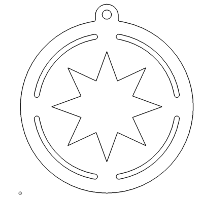 Christbaumanhänger Stern - Christmas Ornaments Star