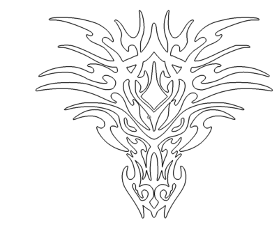 Drachengesicht - dragons face