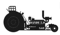 Tractor Pulling Dandy rechts