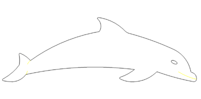Springender Delphin