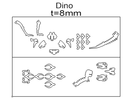 Dino 3D Modell - Dino 3D model